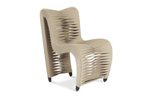 Phillips Collection - Seat Belt Dining Chair, Beige/Beige - B2061BE