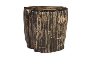 Phillips Collection - Cast Petrified Wood Stool, Resin - PH89727