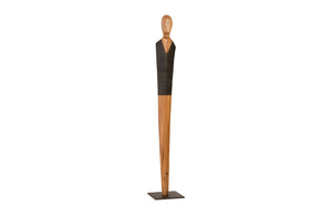 Phillips Collection - Vested Male Sculpture, Large, Chamcha, Natural, Black, Copper - TH95606