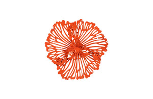 Phillips Collection - Flower Wall Art, Extra Small, Coral, Metal - TH109689
