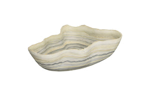 Phillips Collection - Cast Gray Onyx Bowl, Faux Finish, Large - PH106689