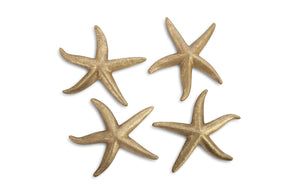 Phillips Collection - Starfish, Gold Leaf, Set Of 4, MD - PH67529