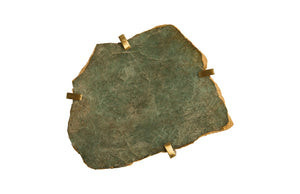 Phillips Collection - Gem Wall Tile In Brass Setting, Green Emerald - CH84027