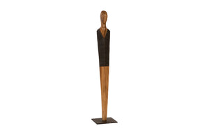 Phillips Collection - Vested Male Sculpture, Medium, Chamcha, Natural, Black, Copper - TH96241