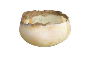 Phillips Collection - Cast Onyx Bowl, White Cloud - PH115103