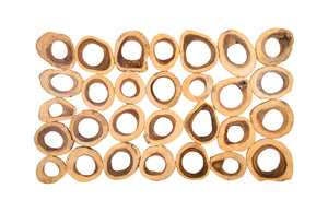 Phillips Collection - Chuleta Rings Wall Art, Chamcha Wood, Rectangular - TH72023