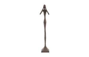 Phillips Collection - See No Evil Slender Sculpture, Large, Resin, Bronze Finish - PH65570