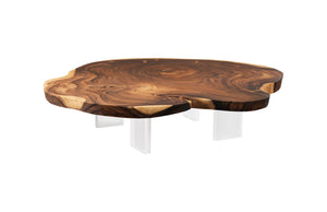 Phillips Collection - Floating Coffee Table With Acrylic Legs, Natural, Size Varies - TH69602