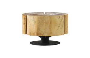 Phillips Collection - Clover Coffee Table, Chamcha Wood, Natural Finish, Metal Base - TH74070