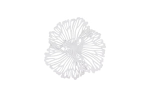 Phillips Collection - Flower Wall Art, Extra Small, White, Metal - TH109685