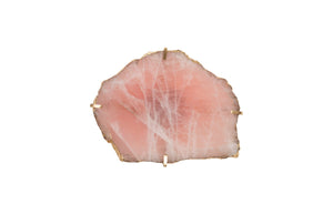 Phillips Collection - Gem Wall Tile In Brass Setting, Rose Quartz - CH84026
