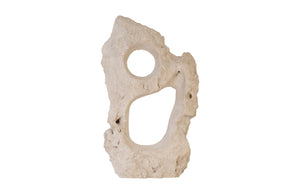 Phillips Collection - Colossal Cast Stone Sculpture, Double Hole, Roman Stone - PH94517