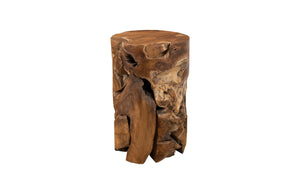 Phillips Collection - Teak Chunk Side Table, Round - ID65142