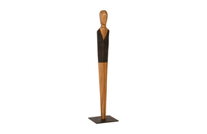Phillips Collection - Vested Male Sculpture, Small, Chamcha, Natural, Black, Copper - TH95604