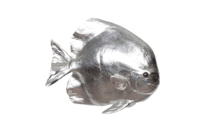 Phillips Collection - Australian Bat Fish Wall Sculpture, Resin, Silver Leaf - PH64557
