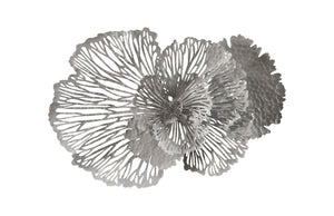 Phillips Collection - Flower Wall Art, Medium, Gray, Metal - TH108321