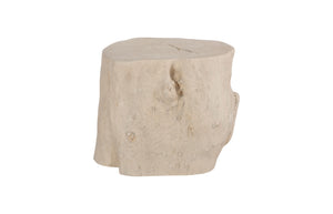 Phillips Collection - Log Stool, Roman Stone, LG - PH59414