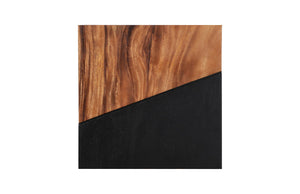 Phillips Collection - Geometry Wood Wall Tiles, Chamcha Wood, Natural, Black - TH99989