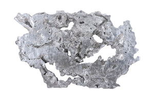 Phillips Collection - Burled Root Wall Art, Large, Silver Leaf - PH83683