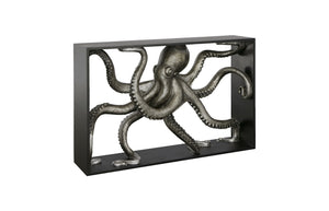 Phillips Collection - Octo Framed Console Table, Wood Frame, Silver Leaf - PH112033