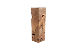 Phillips Collection - Teak Slice Pedestal, Square, LG - ID65140