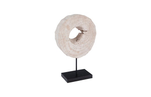Phillips Collection - Eroded Wood Circle Sculpture On Stand , Assorted - ID102141