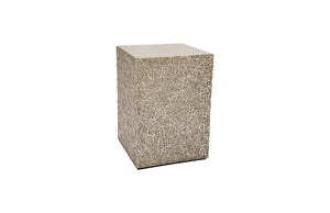 Phillips Collection - String Theory Pedestal, Silver Leaf, SM - PH83555