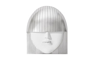 Phillips Collection - Fashion Faces Wall Art, Large, Pout, White And Silver Leaf - PH94747