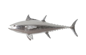 Phillips Collection - Bluefin Tuna Fish Wall Sculpture, Resin, Silver Leaf - PH64547