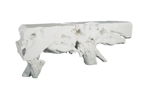 Phillips Collection - Freeform Console Table, Gel Coat White, Extra Large - PH83575