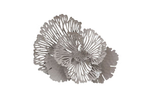 Phillips Collection - Flower Wall Art, Small, Gray, Metal - TH107119