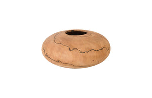 Phillips Collection - Lightning Vase, Mango Wood, Low 13"-14"Dia - TH97711