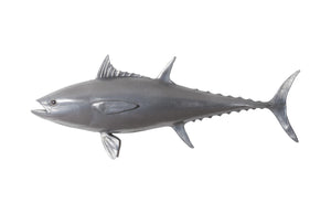 Phillips Collection - Bluefin Tuna Fish Wall Sculpture, Resin, Polished Aluminum Finish - PH64548