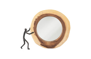 Phillips Collection - Atlas Crosscut Mirror, Small, Left Side Full Body - TH102267