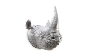 Phillips Collection - Rhino Wall Art, Resin, Silver Leaf - PH67513
