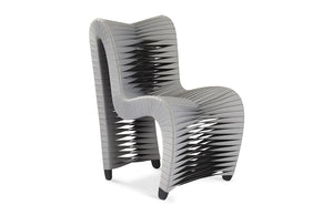 Phillips Collection - Seat Belt Dining Chair, Gray/Black - B2061GR