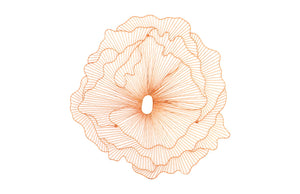 Phillips Collection - Poppy Flower Wall Art, Copper, LG - TH95114