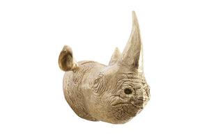 Phillips Collection - Rhino Wall Art, Resin, Gold Leaf - PH67514