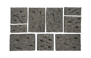 Phillips Collection - Etched Rock Puzzle Wall Tiles, Set Of 9 - ID114681
