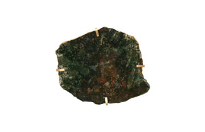 Phillips Collection - Gem Wall Tile In Brass Setting, Glacier Charcoal - CH84030