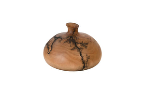 Phillips Collection - Lightning Vase, Mango Wood, Short - TH97707