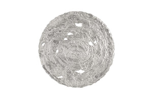 Phillips Collection - Molten Wall Disc, Large, Silver Leaf - PH83689