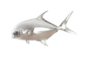 Phillips Collection - Permit Fish Wall Sculpture, Resin, Silver Leaf - PH66836