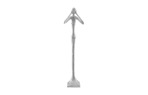Phillips Collection - Hear No Evil Skinny Sculpture, Silver Leaf, LG - PH66163