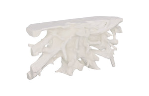 Phillips Collection - Beau Cast Root Console Table, Gel Coat White - PH86004