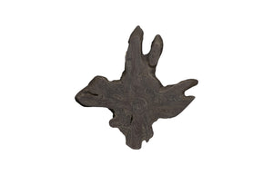 Phillips Collection - Freeform Teak Wall Slice, MD, Dark Gray - ID114683