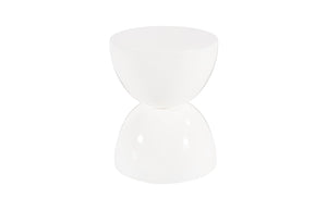 Phillips Collection - Totem Stool, White Gel Coat, SM - PH76067