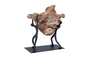 Phillips Collection - Atlas Tabletop Sculpture, Freeform High Lift, With Base - TH100849