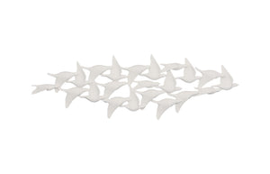 Phillips Collection - Flock Of Birds Wall Art, Matte White - PH112983