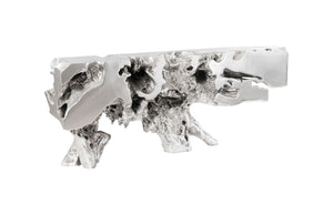 Phillips Collection - Freeform Console Table, Silver Leaf, LG - PH59416